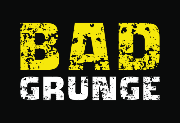 Bad Grunge Display Font for Bold Campaign Headlines
