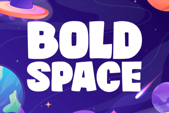 Bold Space Font for Creative Makers