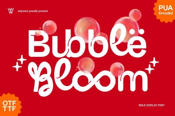 Bubble Bloom Font Review: A Playful Display Typeface for Joyful Branding
