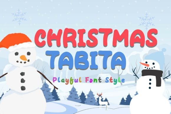 Christmas Tabita Font for Branding