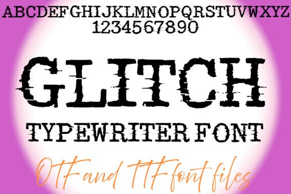 Glitch Typewriter Brings Edgy Distressed Charm to Handmade Creations