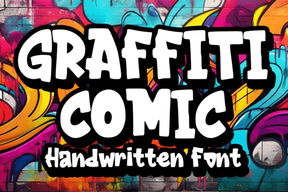 Graffiti Comic Font for Handmade Products and Craft Projects