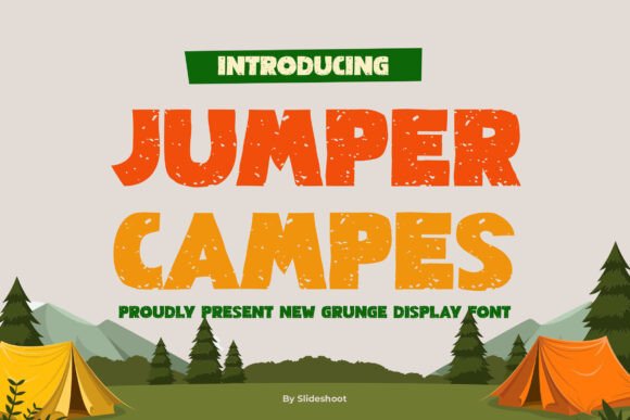 Jumper Campes Font for Outdoor Campaigns and Branding