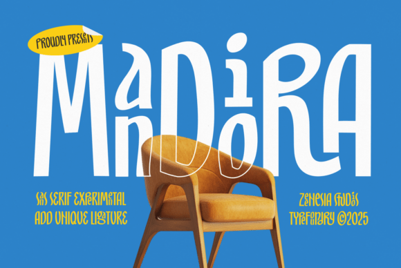 Mandiora: Bold Display Font for Creative Projects