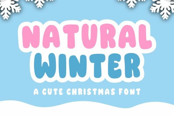 Natural Winter Font for Branding