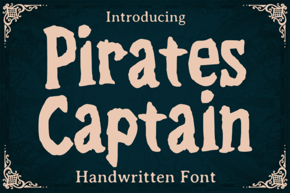 Pirates Captain Font for Bold Campaign Visuals