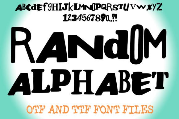 Random Alphabet Font