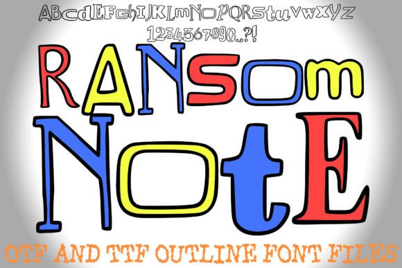 Ransom Note Font Review