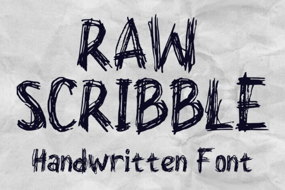 Raw Scribble Font