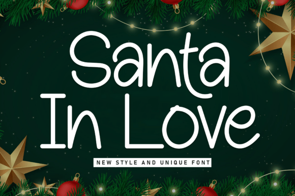 Santa in Love Display Font for Modern Web Design Projects