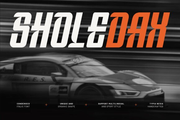 Sholedax: A Bold Display Font for Dynamic Branding