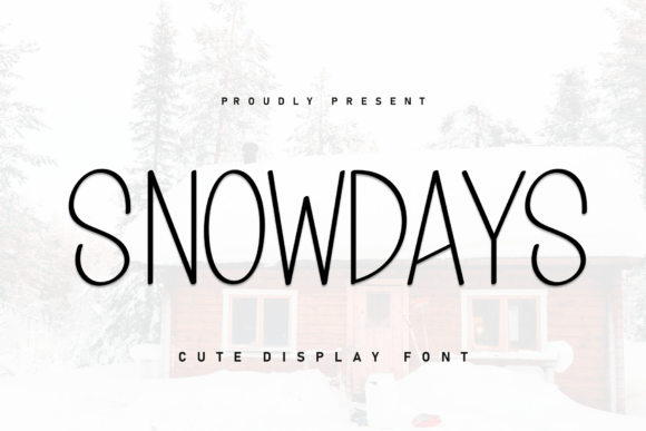 Snowdays Font: Handwritten Elegance