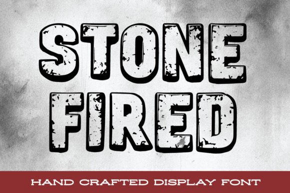Stone Fired: A Bold Display Font for Editorial Design