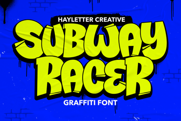 Subway Racer: Bold Graffiti Display Font for Designers