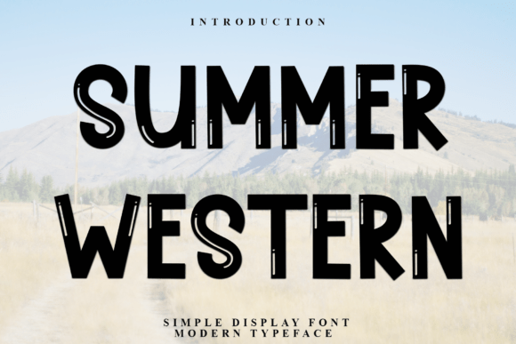 Summer Western Font for Editorial Design and Content Publishing