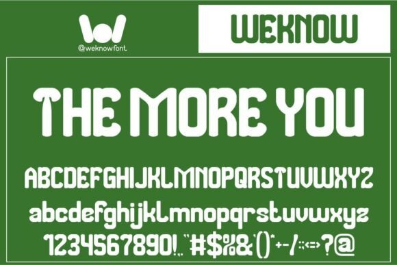 The More You Font