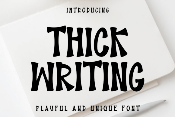 Thick Writing Font for Elegant Branding