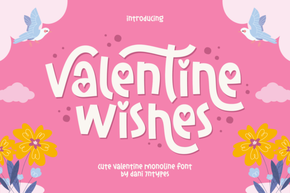 Valentine Wishes Font for Creative Projects