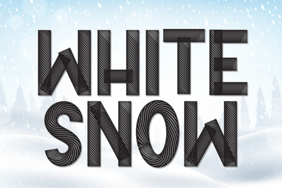 White Snow Font Review
