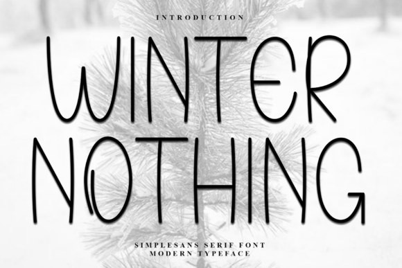 Winter Nothing Font Review