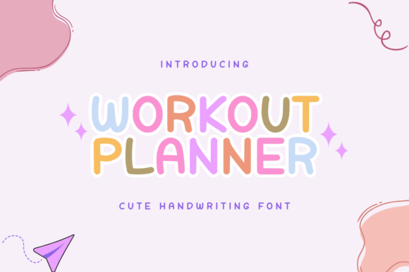 Workour Planner: A Cheerful Display Font for Vibrant Branding