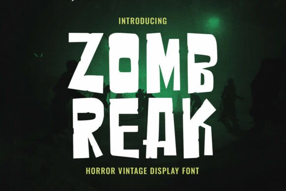 Zombreak Font for Bold Branding